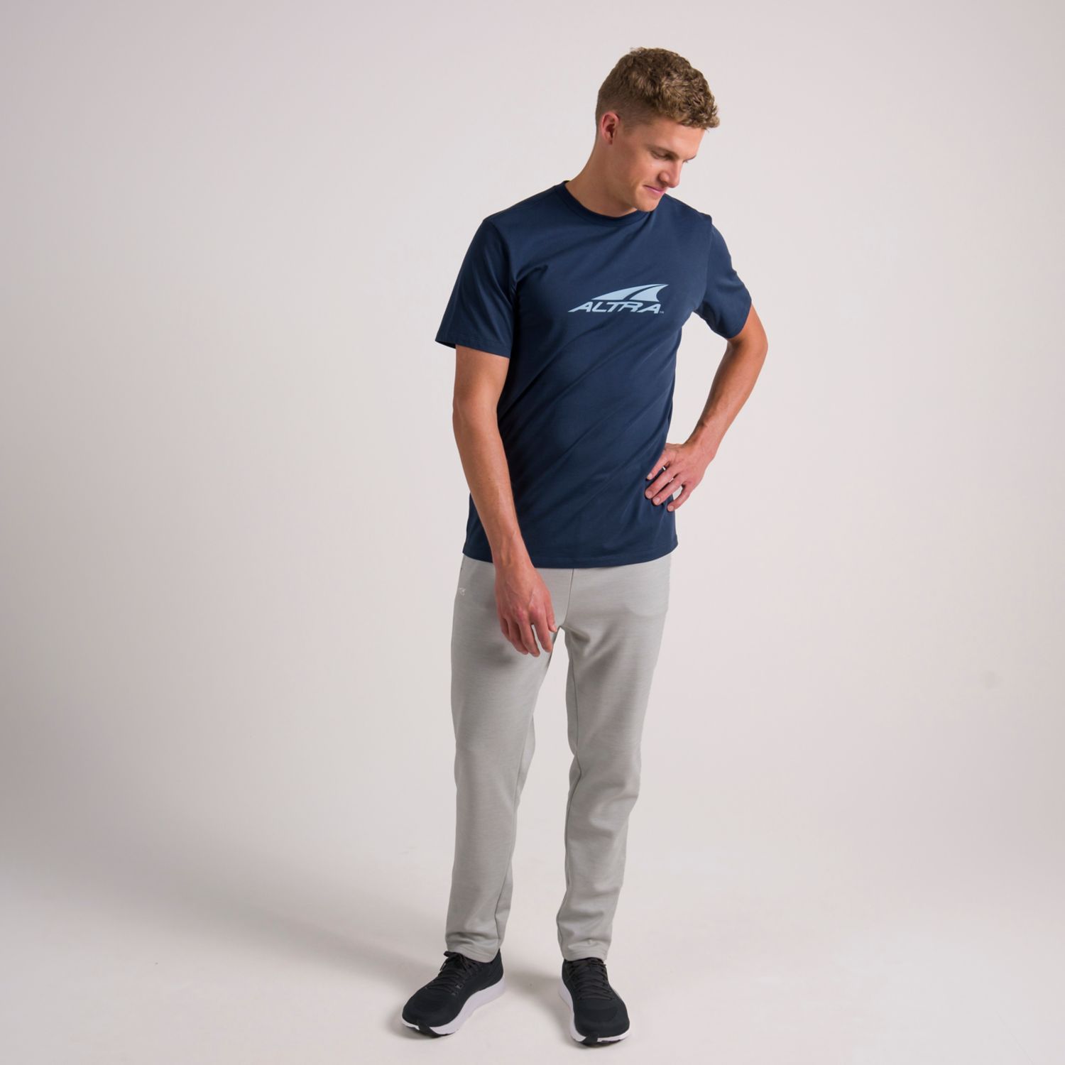 Blue Men's Altra Everyday Recycled T Shirts | Israel-61920379