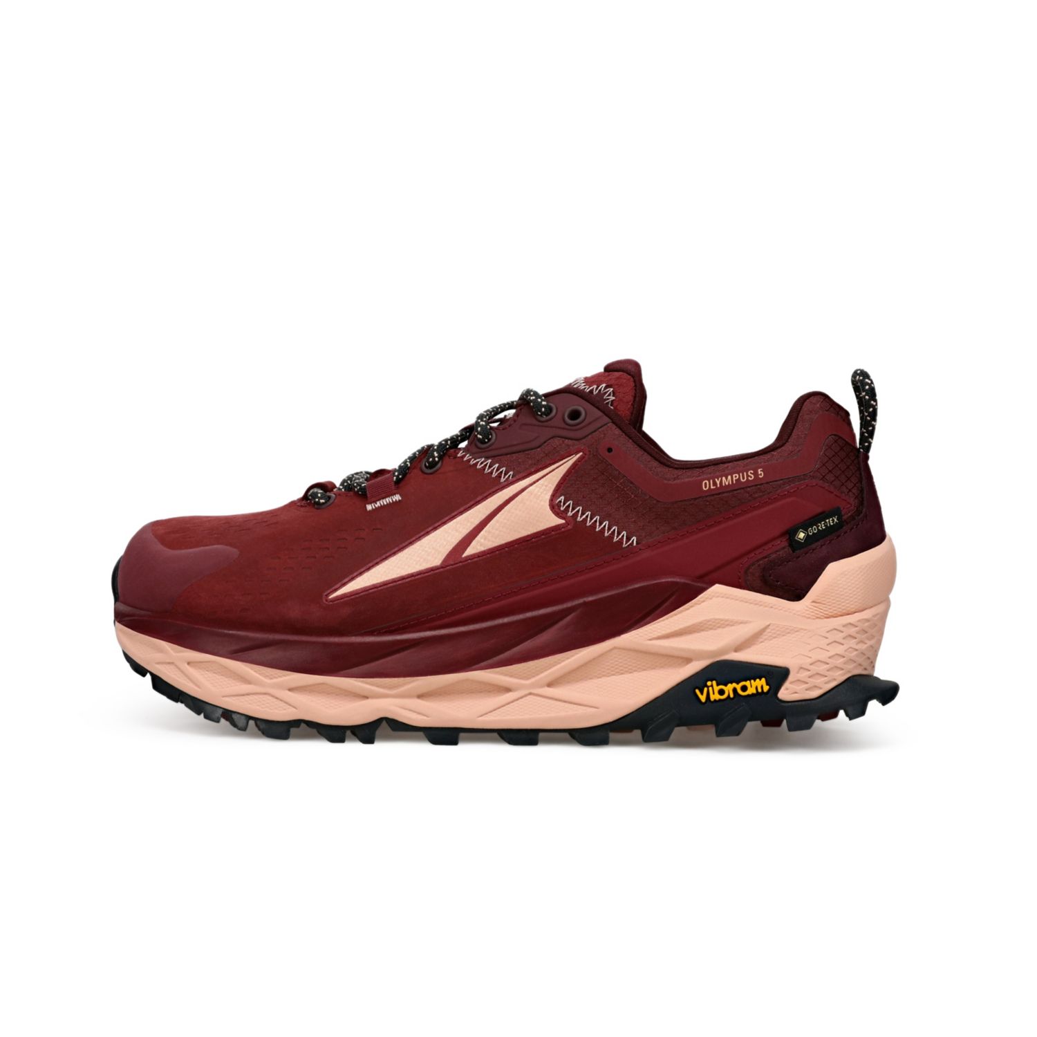 Burgundy Women\'s Altra Olympus 5 Hike Low Gtx Hiking Shoes | Israel-37526909