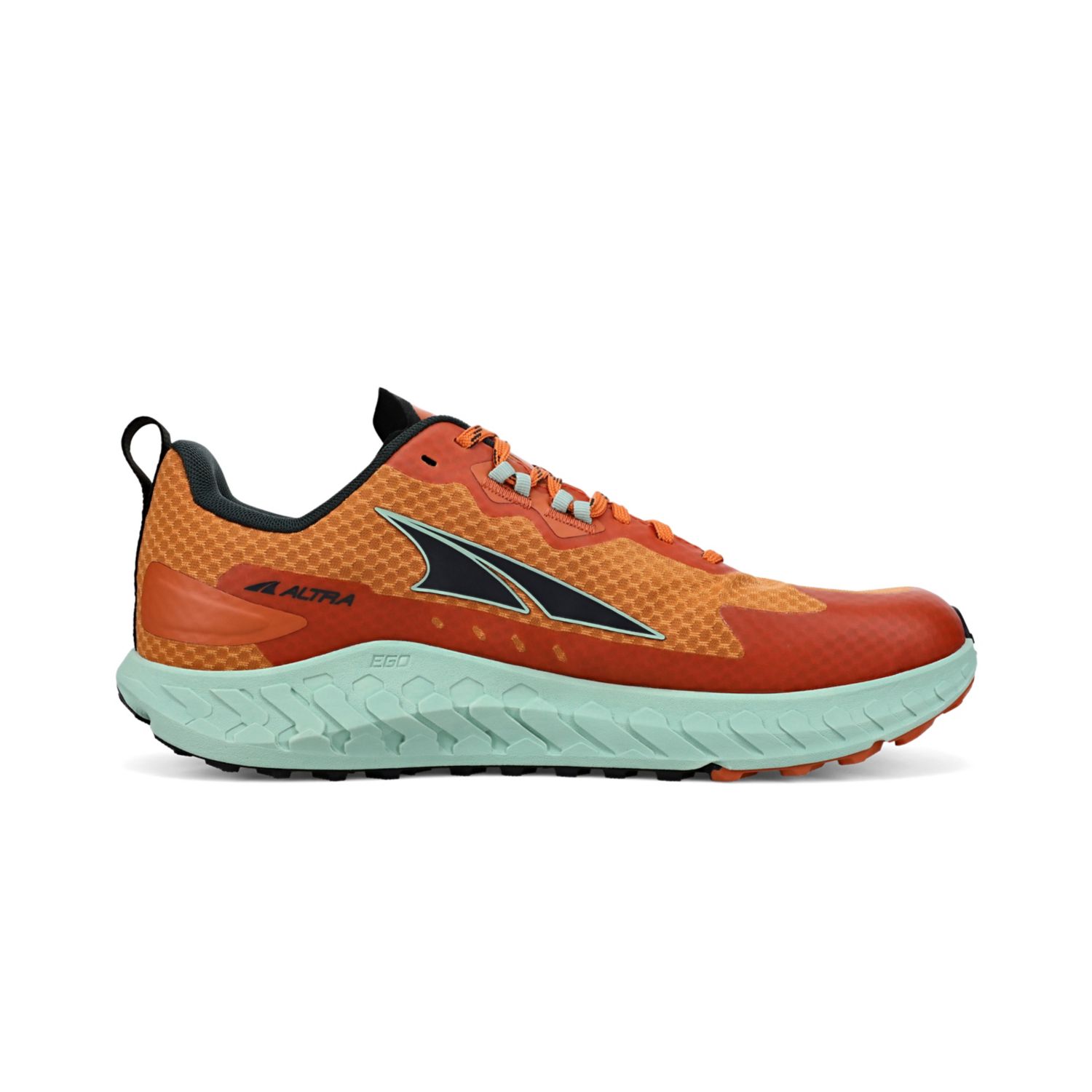 Green / Orange Men's Altra Outroad Road Running Shoes | Israel-38160279