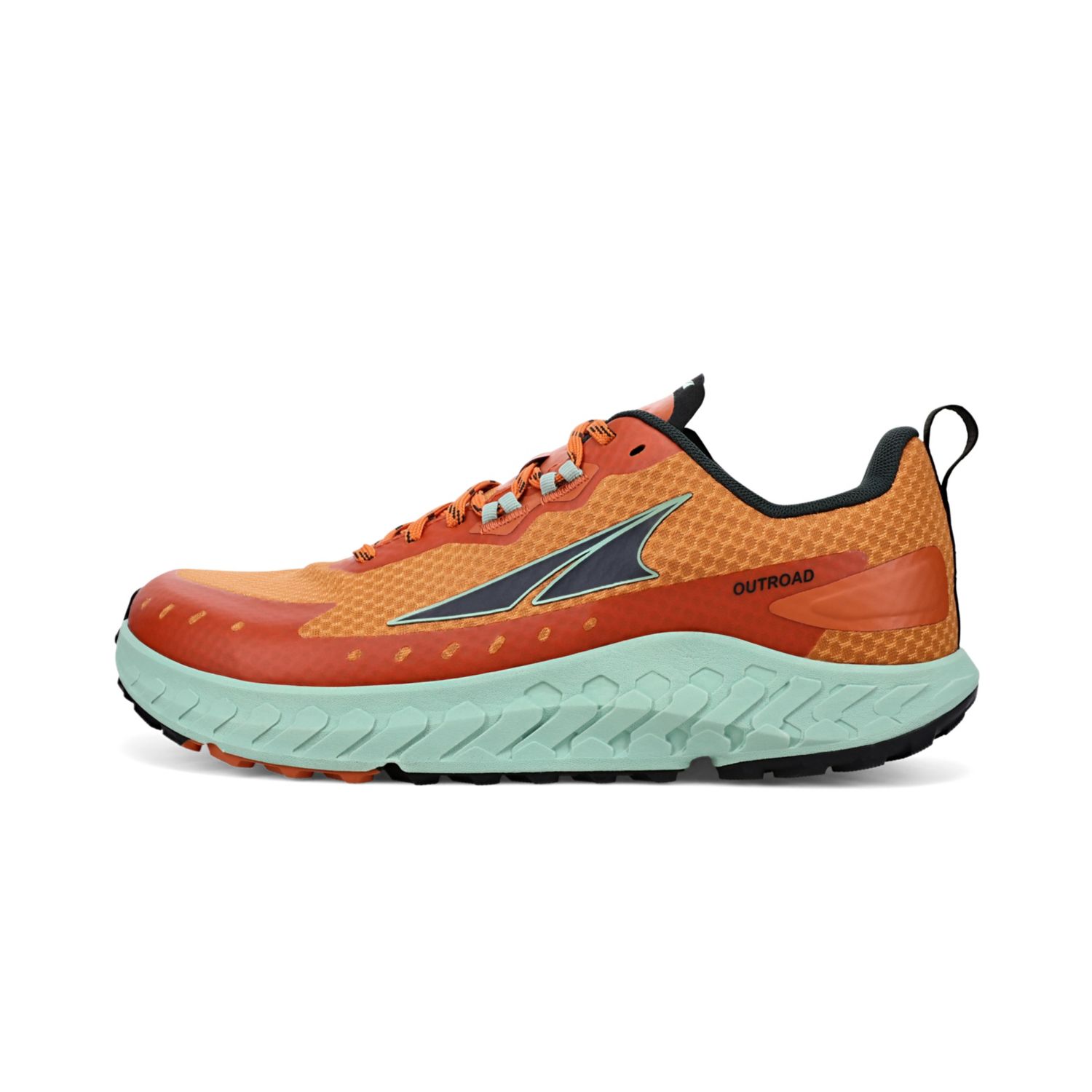 Green / Orange Men\'s Altra Outroad Road Running Shoes | Israel-38160279