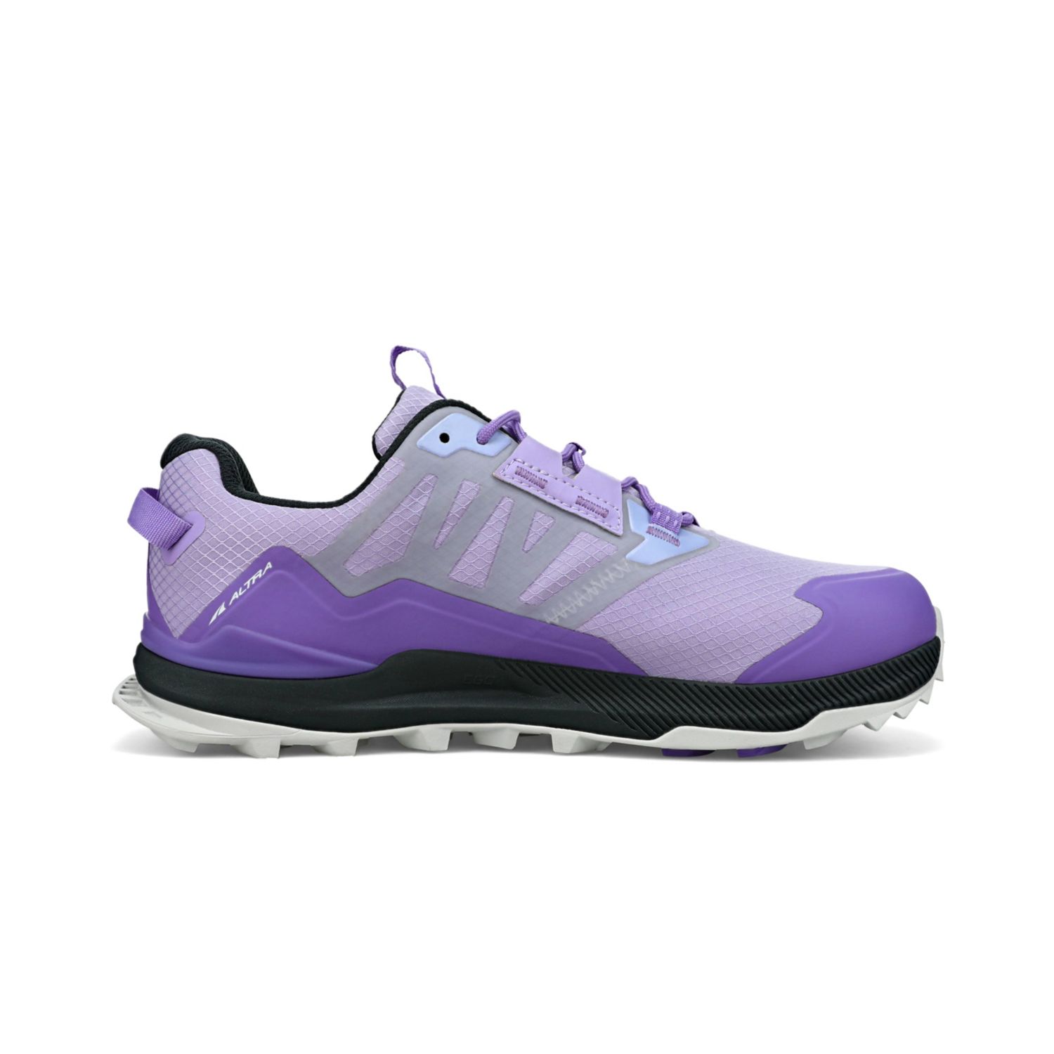 Grey / Purple Women's Altra Lone Peak All-wthr Low 2 Hiking Shoes | Israel-71650299
